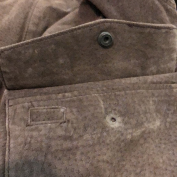 Vintage Leather Bomber Jacket American Outpost Sm - Picture 9 of 9